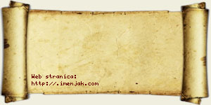 Alimpije Maksić vizit kartica